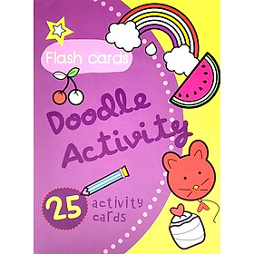 Flash Card - Doodle Activity Purple (25 Activity Cards)