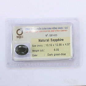 Mua Viên đá sapphire xanh lá thiên nhiên - Diệp Linh