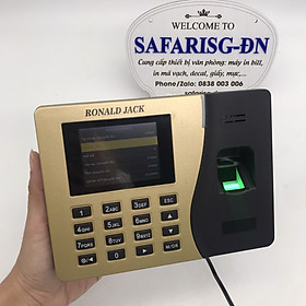 Máy chấm công vân tay và thẻ ronald jack rj2000 - hàng nhập khẩu