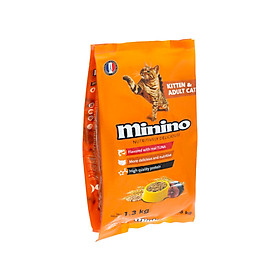 THỨC ĂN HẠT CHO MÈO MININO TÚI LỚN