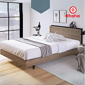 [Miễn phí vận chuyển & lắp đặt] Giường ngủ cao cấp gỗ công nghiệp thiết kế hiện đại Ohaha - GC004