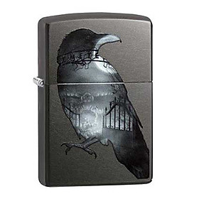 Bật Lửa Zippo 29407 Double Exposed Raven Gray Dusk