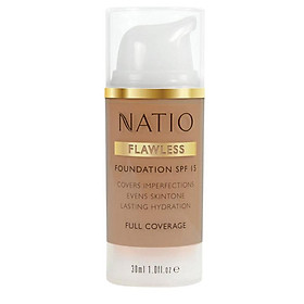 Natio Flawless Foundation SPF 15 Medium Tan Online Only