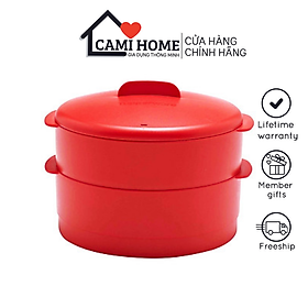 Mua Xửng Hấp Steam It Tupperware  Xửng Hấp Nhựa Nguyên Sinh Đa Năng 2 Tầng  Bộ Memberkit Steam It  Dụng Cụ NHà Bếp Cao Cấp