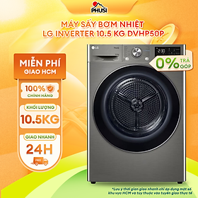 Mua Máy sấy LG DVHP50P DUAL Inverter Heat Pump 10 5kg (xám) - Hàng chính hãng (chỉ giao HCM)