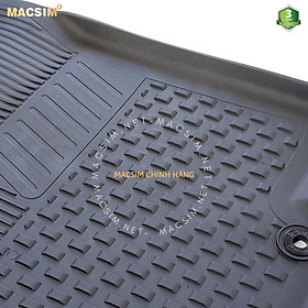 Thảm lót sàn ô tô nhựa TPE Silicon KIA RIO 2017+ Black Nhãn hiệu Macsim