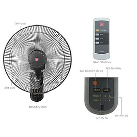 Mua QUẠT TREO TƯỜNG KDK M40M Hàng chính hãng