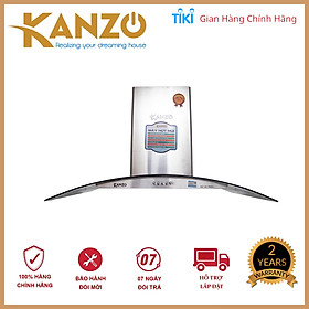 Hút mùi kính cong 900mm Kanzo KZ-WH-90HD Bảo hành 2 năm - Hàng chính hãng