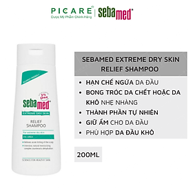 Dầu Gội Đầu Ngăn Ngừa Khô, Ngứa Sebamed Extreme Dry Skin Relief Shampoo 5%