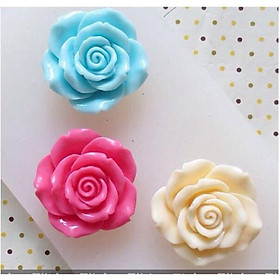 Mua Khuôn rau câu silicon 4D Hồng 3 bông Mã SD2J2D