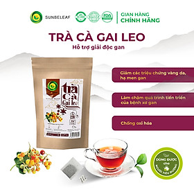 TRÀ CÀ GAI LEO Túi Zip - Delta D'Asia Giải độc gan tăng cường sức khoẻ (25 - 50 túi x 1,5 g)