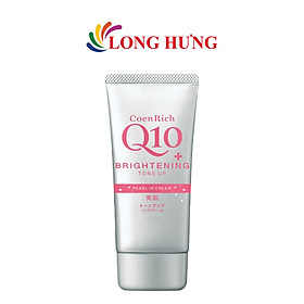 Kem dưỡng trắng nâng tông da tay CoenRich Q10+ Brightening Tone Up Pearl In Cream (80g) - Hàng chính hãng