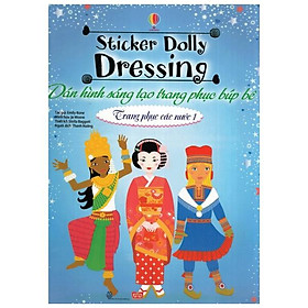 Sách Dán Hình Sáng Tạo Trang Phục Búp Bê - Trang Phục Các Nước 1