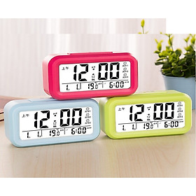 Mua Đồng Hồ Báo Thức Kỹ Thuật Số Đèn LED Nền Cảm Biến Đa Chức Năng Thời Gian  Lịch  Báo Thức  Nhiệt Độ (Màu Ngẫu Nhiên)
