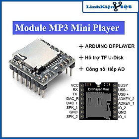 Module mạch mô đun MP3 Mini Player FOR-ARDUINO DFPLAYER