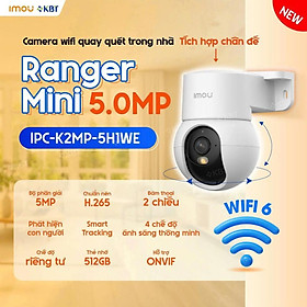 Mua Camera IMOU Wifi Trong Nhà Ranger Mini K2MP 3MP/5MP Đàm Thoại 2 Chiều  Màu Ban Đêm - TRANGIATELECOM Hàng chính hãƞg Hàng nhập khẩu - K2MP 5MP