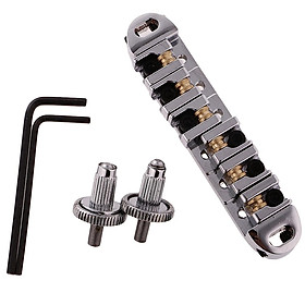 Roller Saddle Tune-O-Matic Bridge+Studs Wrench For LP Guitar Replacement