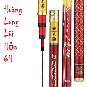 Cần Câu Tay Hoàng Long ( Lôi Hỏa ) Độ Cứng 6H Tặng Kèm Ngọn Phụ CT27 - Sanami Fishing