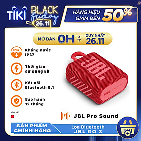 Loa Bluetooth JBL Go 3 - Hàng Chính Hãng