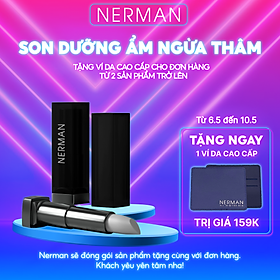 Son dưỡng cho nam Nerman Men in Black 2 in 1 dưỡng ẩm, ngừa thâm môi 4g