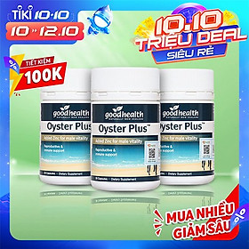 Combo 3 Hộp Tinh Chất Hàu Goodhealth Oyster Plus 30 Viên