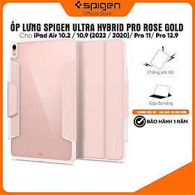 Ốp lưng Spigen Ultra Hybrid Pro cho iPad Air 10.2 / 10.9 (2022 / 2020)/ Pro 11/ Pro 12.9 - Thiết kế tỉ mỉ, chống sốc, gập đa năng - Hàng chính hãng