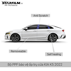 KIA K5 2022 PPF TPU Trụ bóng chống xước tự hồi phục STARFILM