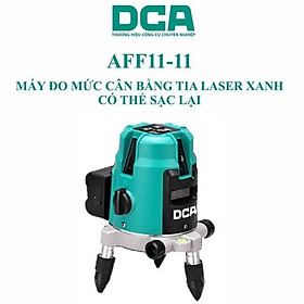 MÁY ĐO MỨC CÂN BẰNG TIA LASER XANH CÓ THỂ SẠC LẠI 4V/4AH DCA AFF11-11 - HÀNG CHÍNH HÃNG