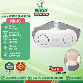 Máy massage bụng pin sạc Nikio ST-903 - Công nghệ xung điện kết hợp chườm ấm