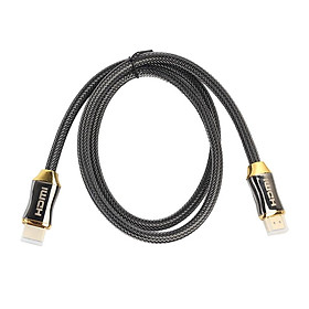 4K HDMI Cable | High Speed, Braided & Gold Connectors, 4K 60Hz, Ultra HD, 2K, Compatible | for PS5, Monitor, Laptop & More