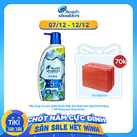 Dầu Gội Head & Shoulders Sub-Zero Băng Lạnh 0 Độ 800ml - Mát lạnh như băng - Thổi bay gàu ngứa