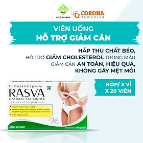 Viên Uống Cải Thiện Vóc Dáng Rasva Giúp Hạ Cholesterol Trong Máu, Loại Bỏ Mỡ Thừa Nhanh Chóng, An Toàn, Hiệu Quả 60v