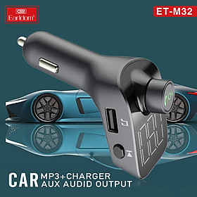 Tẩu Sạc Oto Earldom M32 cao cấp - Hàng nhập khẩu (TẶNG KÈM ĐẦU ĐỌC THẺ NHỚ)