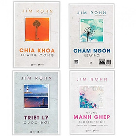 Combo Bộ Sách Jim Rohn : Chìa Khóa Thành Công, Những Mảnh Ghép Cuộc Đời, Triết Lý Cuộc Đời và Bốn Mùa Cuộc Sống - Châm Ngôn Cuộc Sống ( Tặng Kèm Sổ Tay )