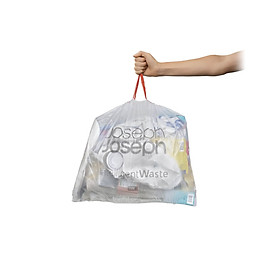 Mua Joseph Joseph - Bịch 20 túi rác 20L IW7 Custom-fit 20 Bin Liners White 003840 (dùng cho thùng rác Joseph Joseph 2 ngăn 40l)