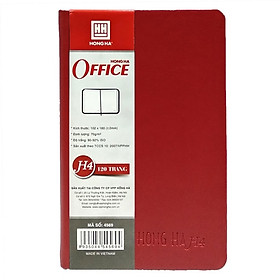 Hình ảnh Sổ Hồng Hà Office H4 4569 - 120 Trang - 10.2x16 cm - Mẫu 2 - Màu Đỏ