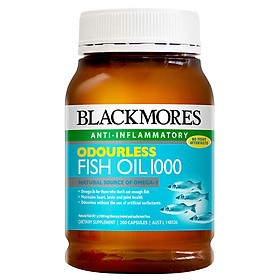 Thực Phẩm Chức Năng Blackmores Odourless Fish Oil 1000 (200 viên)
