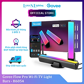 Thanh Đèn LED RGBIC để bàn Govee Flow Pro Light Bars H6054 | Tích hợp camera đổi màu theo màn hình PC, TV siêu nhạy