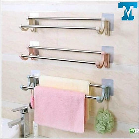 Mua Móc Treo Khăn Nhà Tắm ️FREESHIP️ Móc Dán Tường Nhà Bếp - Không Cần Khoan Vít - Làm Bằng Inox - CHẮC CHẮN- SANG TRỌNG