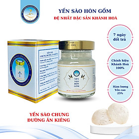 [HỘP 1 LỌ 70ML] Nước Yến Sào Chưng Đường Ăn Kiêng - Yến Sào Hòn Gốm Chính Hiệu Khánh Hoà - H G SALANGANES NEST