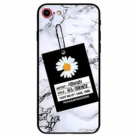 Ốp lưng in cho Iphone 7/ 8  Mẫu Cúc Nền Đá