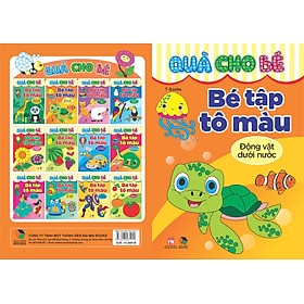Download sách Quà cho bé : Bé tập tô màu : Động vật dưới nước