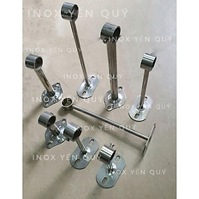 Mua INOX304 Chân đỡ ống tròn phi 25 loại dài treo quần áo. CHÂN ĐỠ ỐNG TRÒN. CHÂN ĐỠ ỐNG RÈM. CỐC ĐỠ ỐNG PHI 25