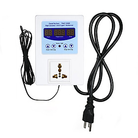 Bộ Điều Khiển Nhiệt Độ Thông Minh Có Dây Trước Với Cảm Biến Nhiệt Và Màn Hình LED Kỹ Thuật Số (AC110-240V) (10A)