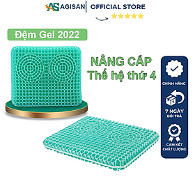 Mua Đệm ngồi thoáng khí SILICONE cao cấp 3D chất liệu Gel thiết kế tổ ong thế hệ mới 2 lớp tặng kèm túi vài bọc