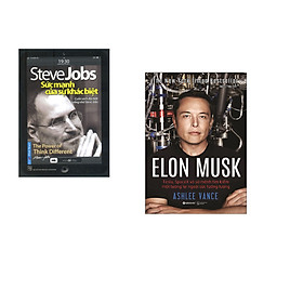 Combo 2 cuốn sách: Steve Jobs - Sức Mạnh Của Sự Khác Biệt + Elon Musk (Bìa Cứng)