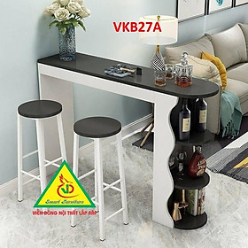 Mua Quầy bar mini kết hợp tủ rượu VKB027A ( không kèm ghế) - Nội thất lắp ráp Viendong Adv
