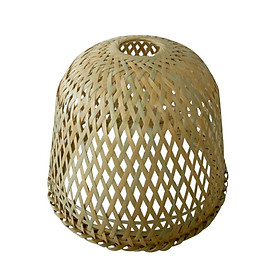 Bamboo Lamp Shade Handmade Weaving Light Shade Fitting for Home Decoration