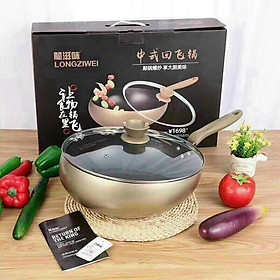Mua Chảo Sâu Vung Kính Chống Dính Đáy Từ Dùng Được Với Mọi Loại Bếp