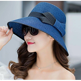 Nón rộng vành nữ đi biển đẹp mũ rộng vành thời trang Hàn Quốc dona22030801